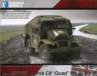 Rubikon Models 280114 Morris C8 "Quad" Mk II/Mk III Field Artillery Tractor