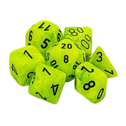 Kości zestaw RPG Vortex Bright Green Chessex