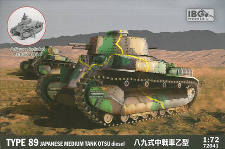 IBG 72041 Type 89 Japanese medium tank OTSU diesel late model plastikowy do sklejenia i pomalowania