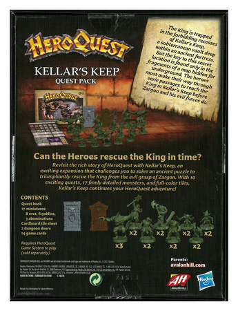 HeroQuest Kellar's Keep ENG