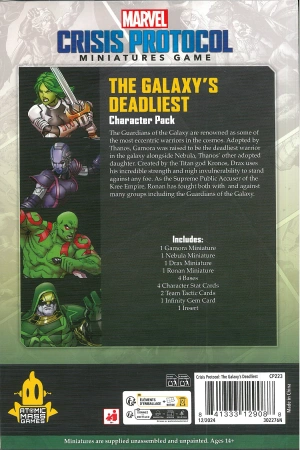 Marvel Crisis Protocol CP223 Galaxy’s Deadliest Character Pack