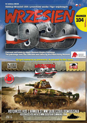 Wrzesień 1939 nr 104 z modelem Hotchkiss H35 z armatą 37 mm SA38 czołg dowodzenia