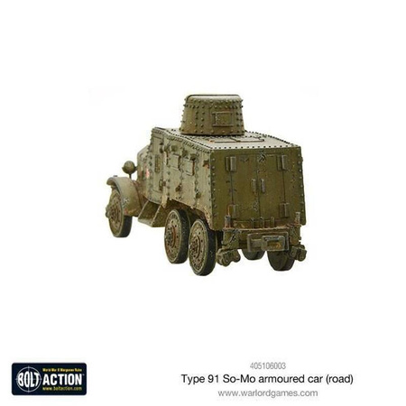 Bolt Action Japanese Type 91 So-Mo Armoured Car (Road)