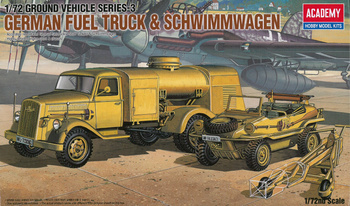 Academy 13401 German Fuel truck + Schwimmwagen