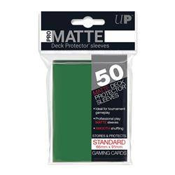 Deck Protector Pro Matte Zielone / Green 50 szt