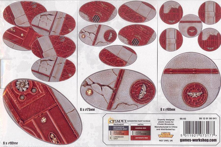 Podstawki Sector Imperialis 60mm, 75mm & 90 mm