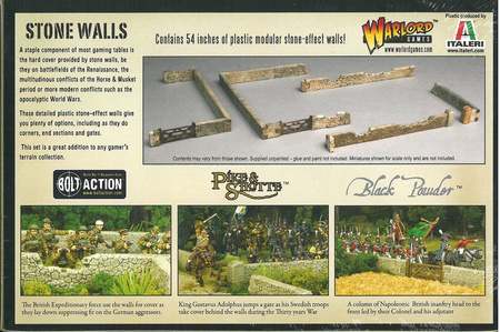 Stone Walls - mury w skali 28mm (1:56)