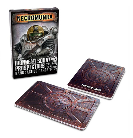 Necromunda Ironhead Squat Prospectors Tactic Cards