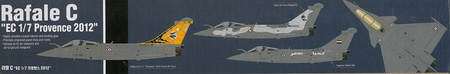 Model plastikowy do sklejenia i pomalowania Academy 12346 Dassault Rafale C `EC 1/7 Provence