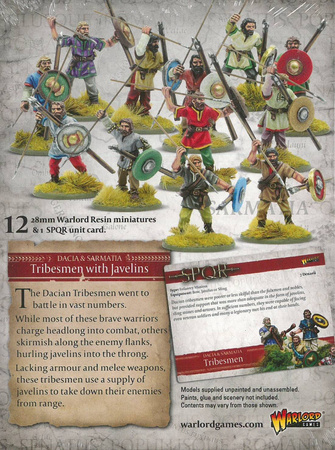 SPQR Dacia&Sarmatia Dacian Tribesmen with Javelins