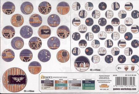 Podstawki Sector Imperialis 25 & 40mm Round Bases