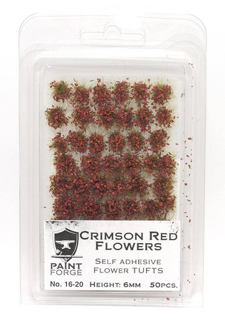 Paint Forge - Flower Tufts 6mm - Crimson Red Flow.