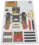 Model kartonowy Wektor mini nr.17 FIAT 126p "ognisty maluch"