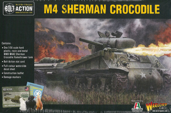 Bolt Action US Army M4 Sherman Crocodile flamethrower tank