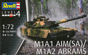 Revell 03346 M1A1 AIM(SA)/ M1A2 Abrams model plastikowy do sklejenia