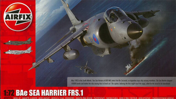 Airfix A04051A BAe Sea Harrier FRS.1 model plastikowy do sklejenia i pomalowania