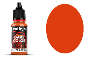 Farba Vallejo Game Color 18 72008 Orange Fire