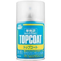 Lakier spray bezbarwny półmat Gunze Mr. Topcoat - Semigloss