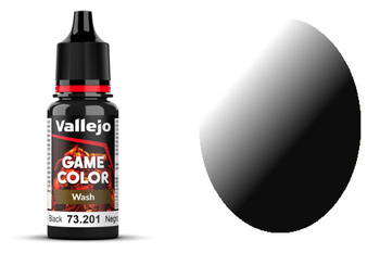 Farba Vallejo Game Color 88 73201 Wash Black