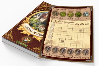 Dicepen 1 Castles of Aragon wykreślanka