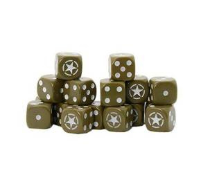 Bolt Action Allied Star D6 pack - zestaw kości