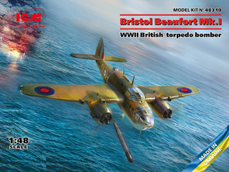 ICM 48310 Bristol Beaufort Mk.I Torpedo-Bomber model plastikowy do sklejenia i pomalowania