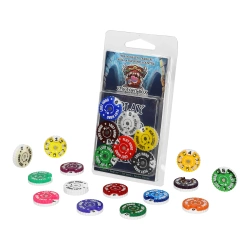 Liczniki / Trackery 25mm 0-9 (7 Trackerów w 1 opakowaniu)