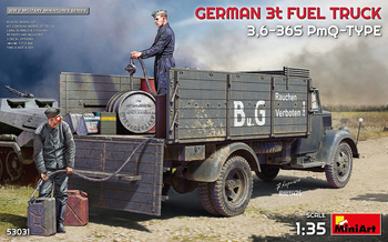 Mini Art 53031 German 3t Fuel Truck 3,6-36S PmQ-Type model plastikowy do sklejenia i pomalowania
