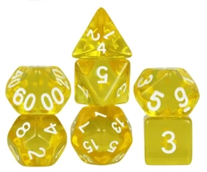 Kości zestaw RPG wzór 619