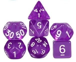 Kości zestaw RPG wzór 630