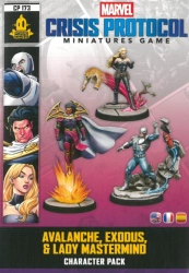 Marvel Crisis Protocol CP173 Avalanche, Exodus & Lady Mastermind Character Pack