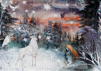 Puzzle 1000 el. Enjoy 2020 Czerń i biel 