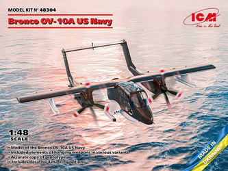 ICM 48304 OV-10A Bronco US Navy model plastikowy do sklejenia i pomalowania