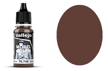 Farba Vallejo Model Color 16 70746 Chestnut Brown