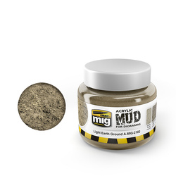 AMMO MIG 2102 Acrylic Mud for Dioramas Light Earth Ground