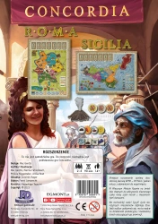 Concordia mapa Rzym / Sycylia - Roma / Sicilia