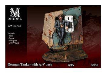 M-Model 35130 German Tanker with A7V base