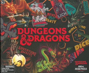 Puzzle 1000 el. Dungeons and Dragons