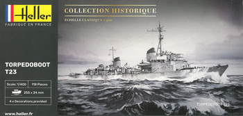 Heller 81011 Torpedoboot T23 model plastikowy do sklejenia i pomalowania