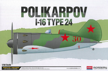 Academy 12314 Polikarpov I-16 type 24 Limited model plastikowy do sklejenia i pomalowania