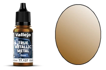 Vallejo 77137 True Metallic Metal 137 Base Arcane Gold