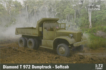 IBG 72087 Diamond T 972 Dumptruck - Softcab model plastikowy do sklejenia i pomalowania