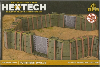 Battlefield in A Box HexTech HEXT20 Dropbase Delta Fortress Walls / Mury