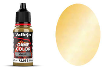 Farba Vallejo Game Color 124 72055 Metallic Polished Gold