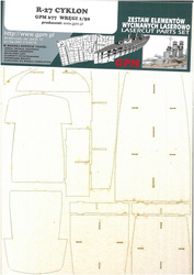 GPM Wręgi do modelu kartonowego R-27 Cylkon w skali 1:50