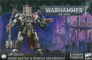 Grey Knights Grand Master in Nemesis Dreadknight