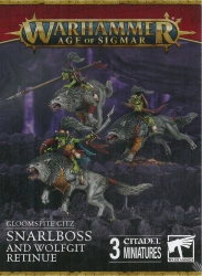 Gloomspite Gitz Snarlboss and Wolfgit Retinue