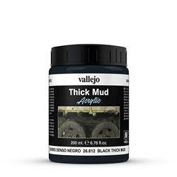 Vallejo 26812 Thick Mud - Black Thic Mud