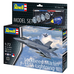 Revell 63799 Lockheed Martin F-35A Lightning II Model Set zestaw plastikowy do sklejenia i pomalowania