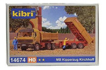 Kibri 14674 Mercedes SK2635 z wywrotką i przyczepą